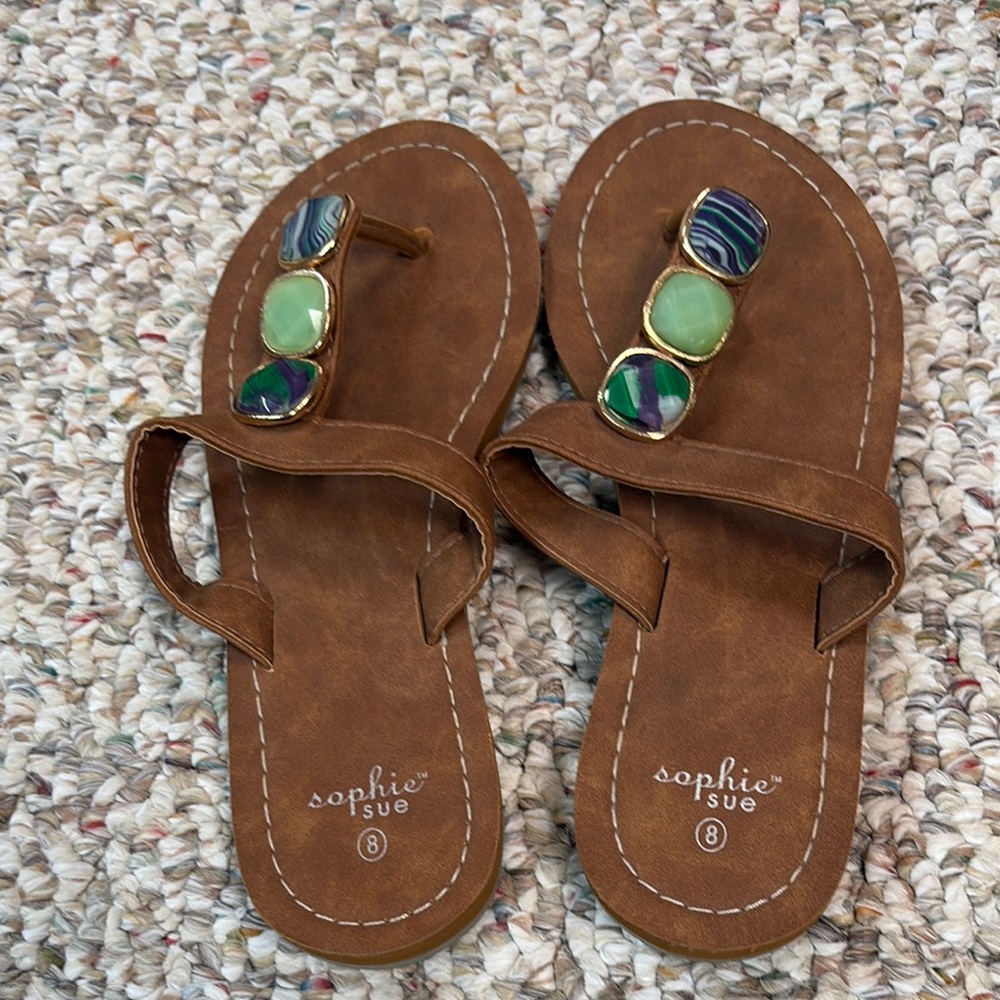 Beaded sandals